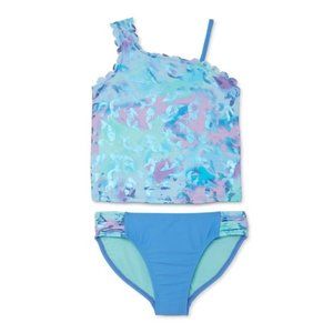 Mermaid off the shoulder Tankini Swimsuit (14-16)